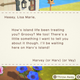 A screenshot of the mysterious letter I get from Harv asking me to visit him on his island.